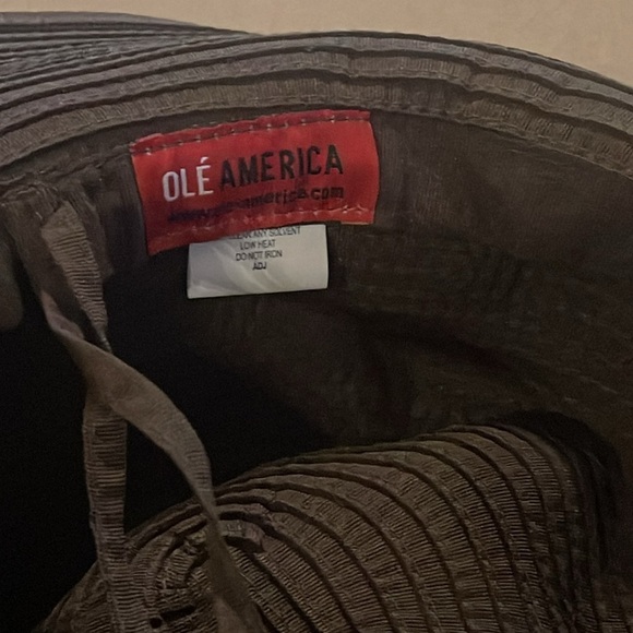 🍀 5/$25🍀 Ole America Brown Polyester Sun Hat - Picture 6 of 8